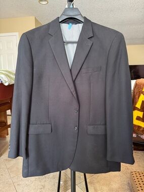 croft & barrow Men's Black Two-Button Suit Jacket